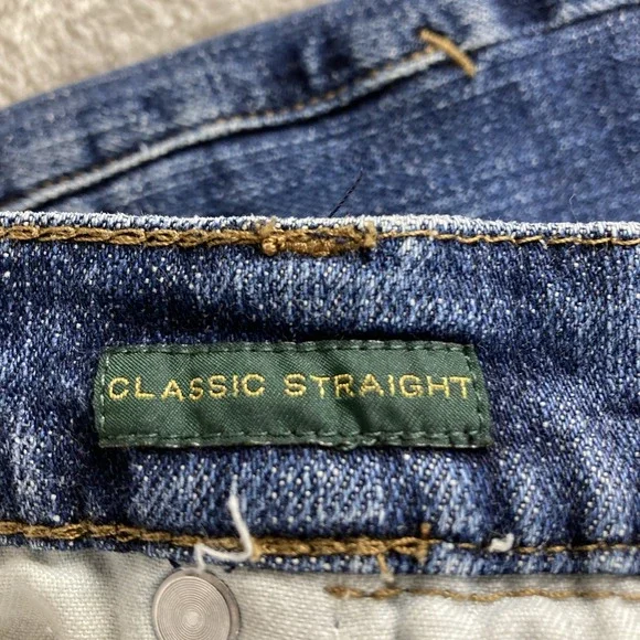 LRL Ralph Lauren Jeans Co Women's size 8 Blue Classic Stretch High Rise Denim - Picture 14 of 16